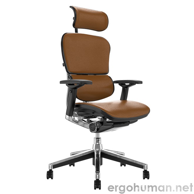 Ergohuman Elite Latte Leather Office Chair